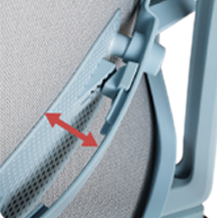 チェアの機能の説明画像 ランバーサポート