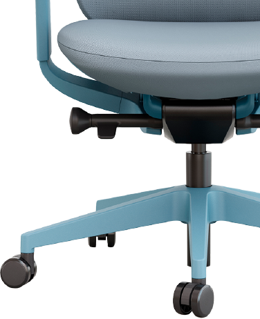 チェアの機能の説明画像 PUキャスター