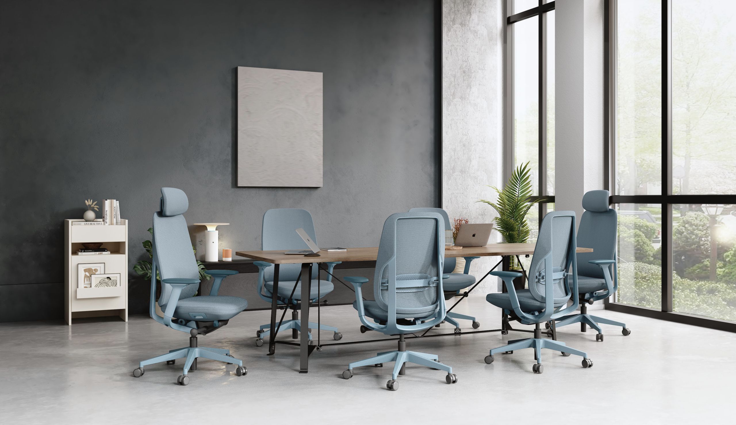 オフィスでacamaが使用されている写真